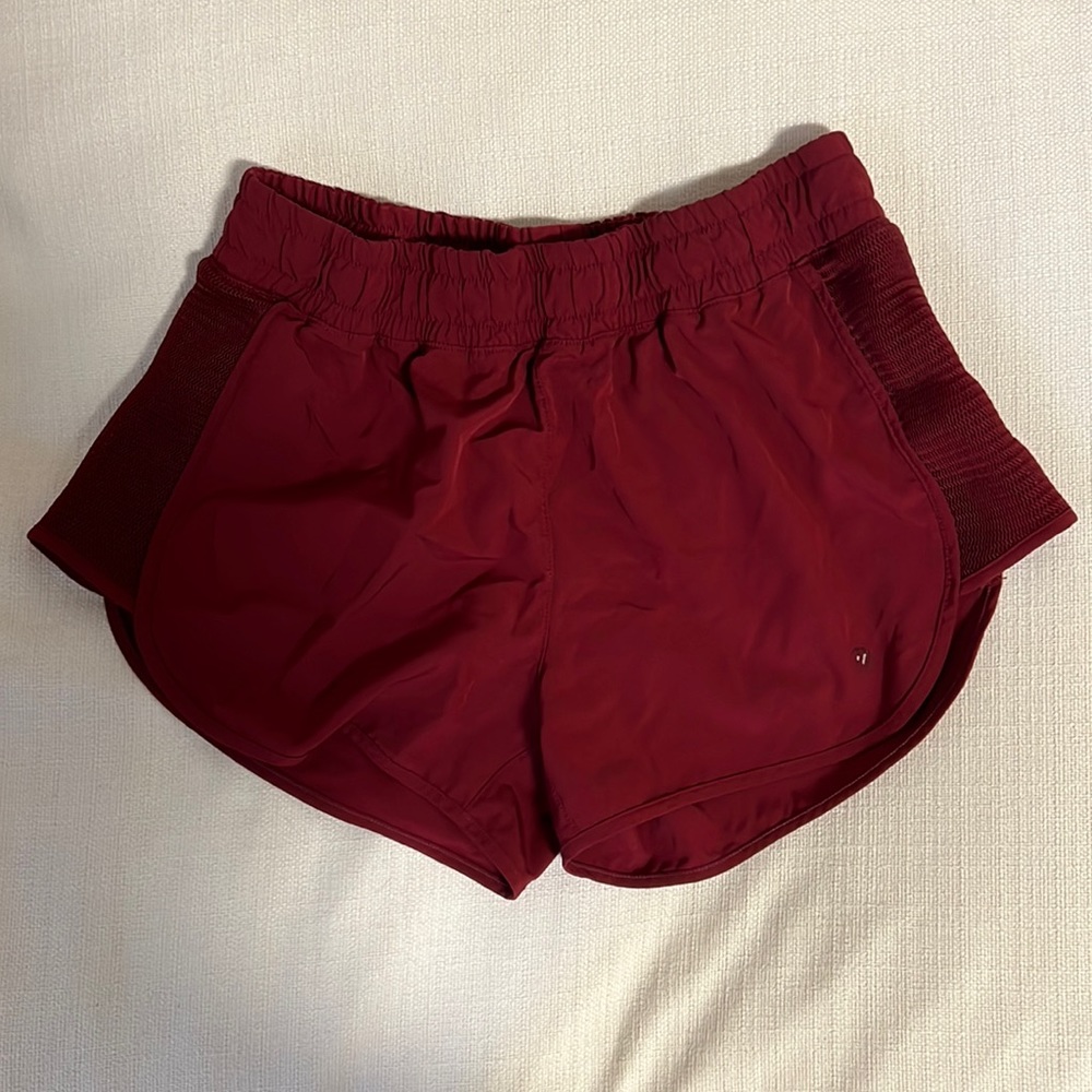 Red Running Shorts